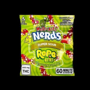 Nerdz Super Sour Bites 600MG THC