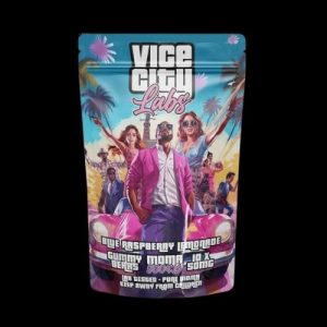 500MG MDMA Gummy Bears – Blue Raspberry Lemonade – Vice City Labs